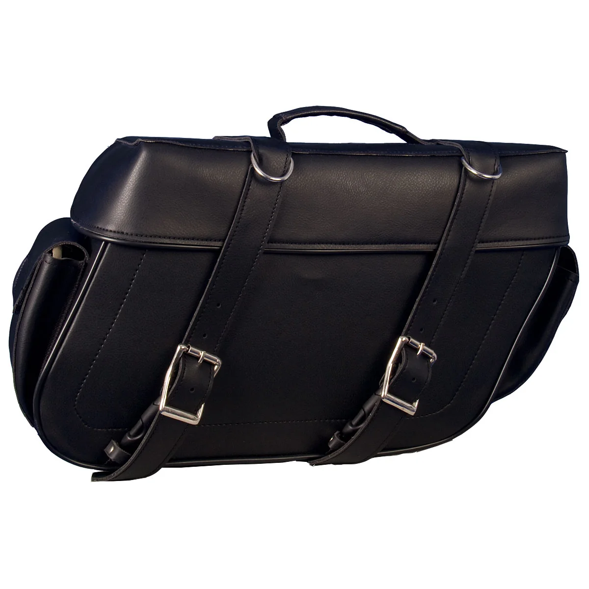 Verified Hot Leathers SDA1002 Extra Large PVC Saddlebags 16X11X6 Reusable
