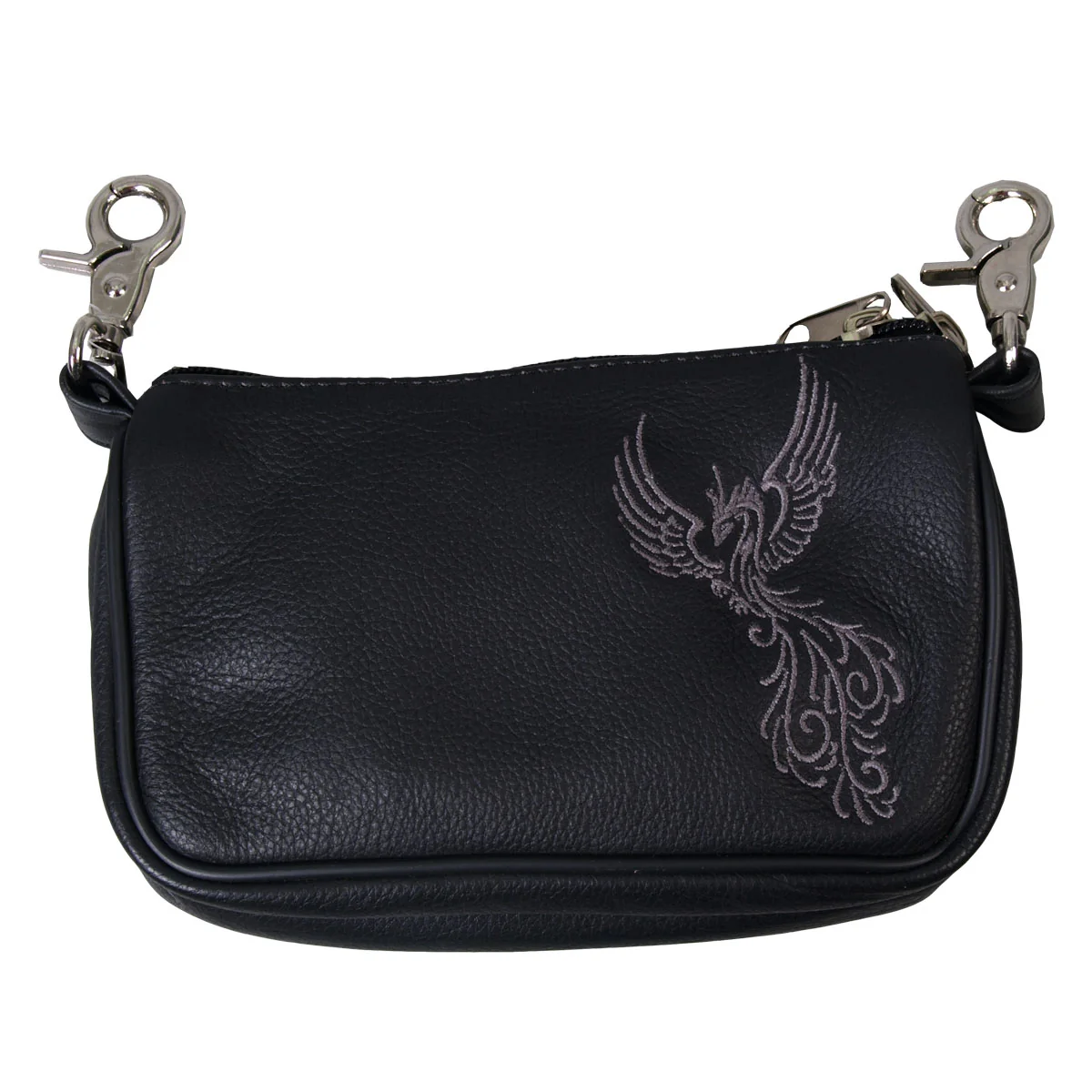 Exceptional Hot Leathers CPE2003 Embroidered Ladies Clip Pouch-8 x 5 x 1 Unique