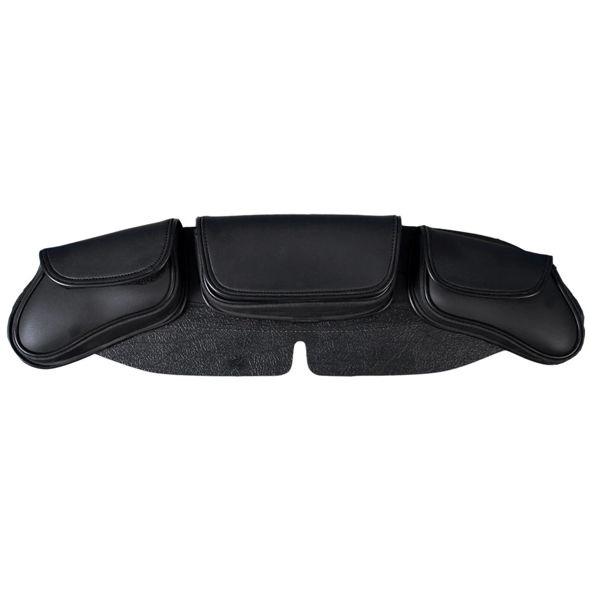 Convenient Hot Leathers PVC Windshield Bag with 3 Pockets wda1008 Green