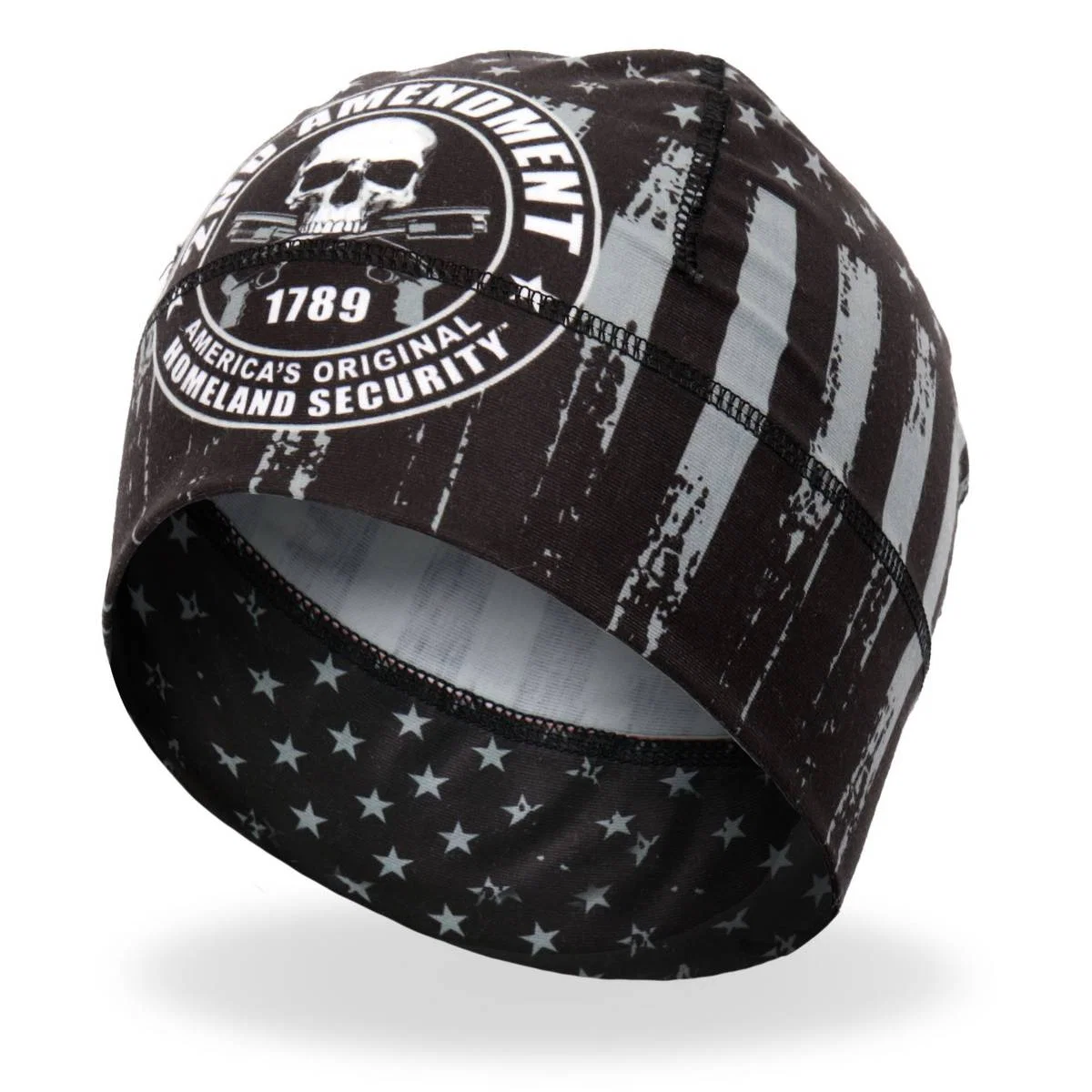 World-Class Hot Leathers 2ND Amendment Helmet Liner KHC4001 Enhanced