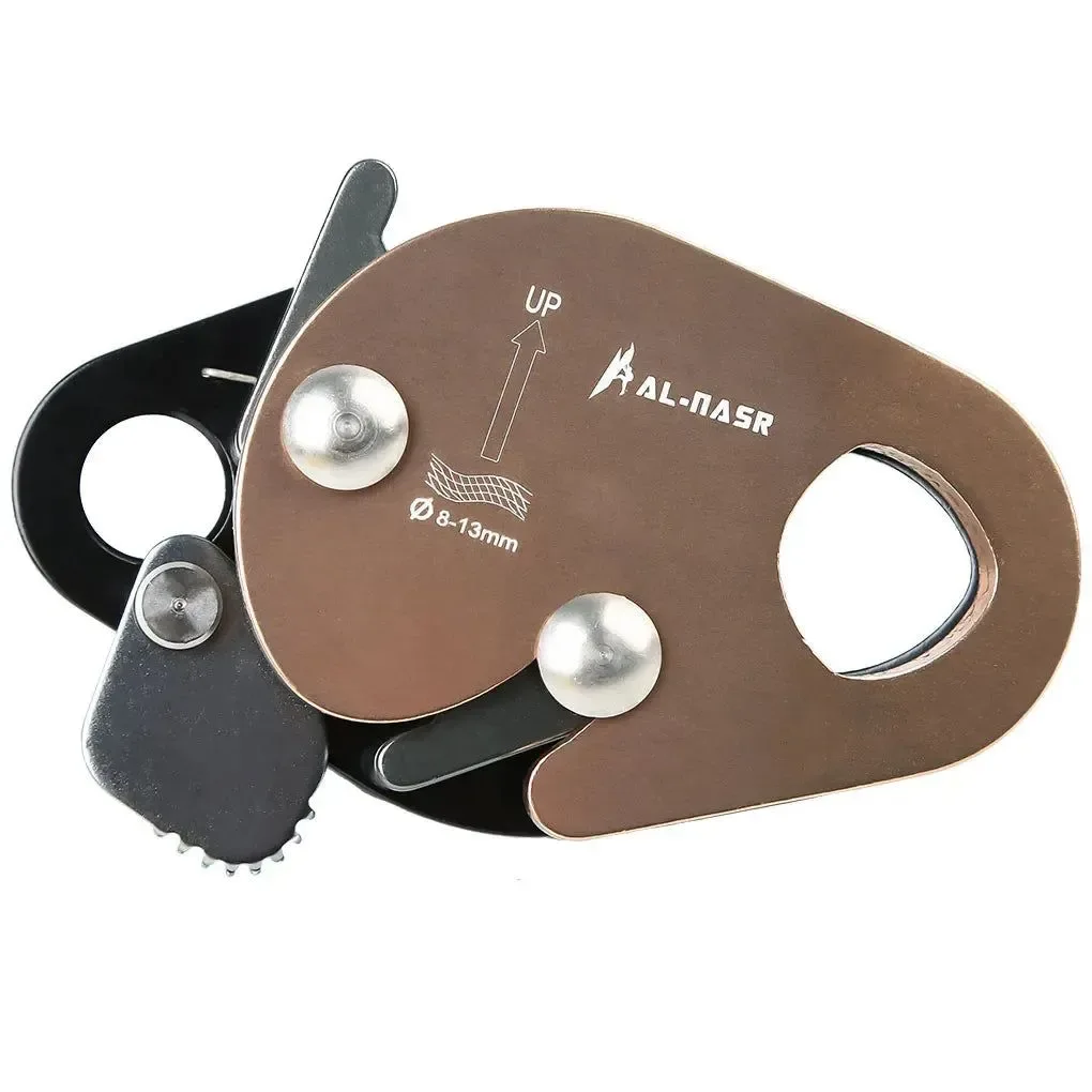 Smooth Dispositivo de agarre de cuerda de escalada y bloqueo anticaída - Equipos de rapel y aparejo Easy-to-Use