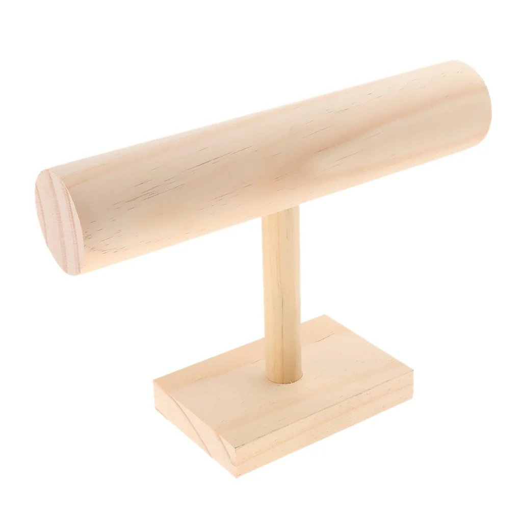 Sophisticated Soporte para pulseras minimalista de madera maciza Premium Material