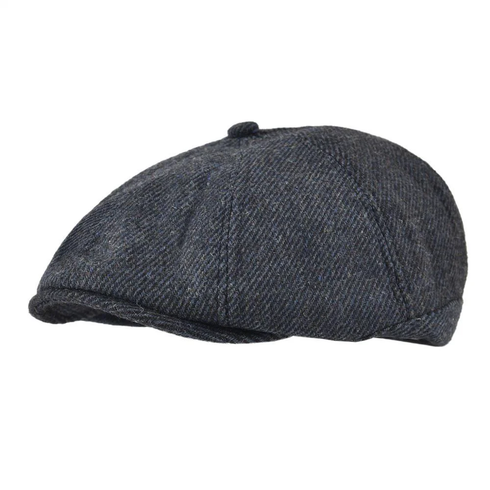 Reliable Tweed Newsboy Gorra Green
