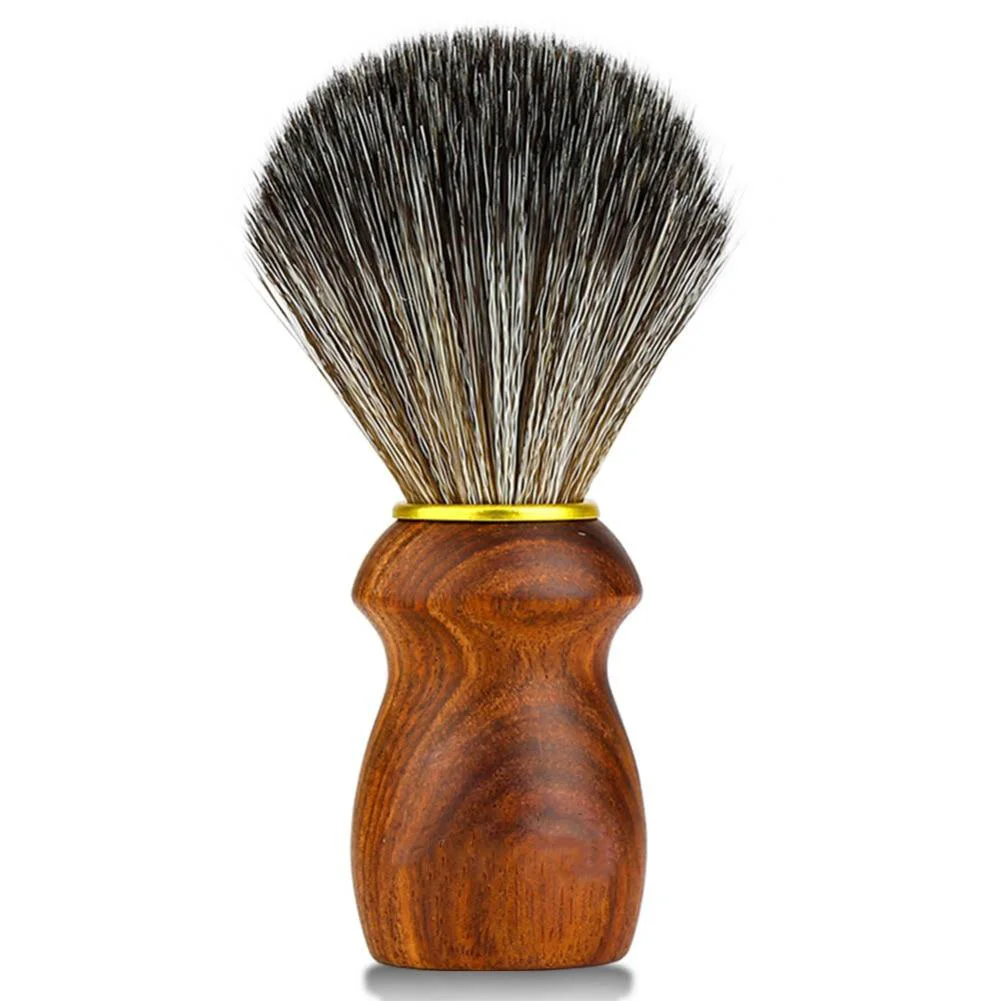 Casual Brocha de afeitar con raro mango de madera de ébano Sustainable