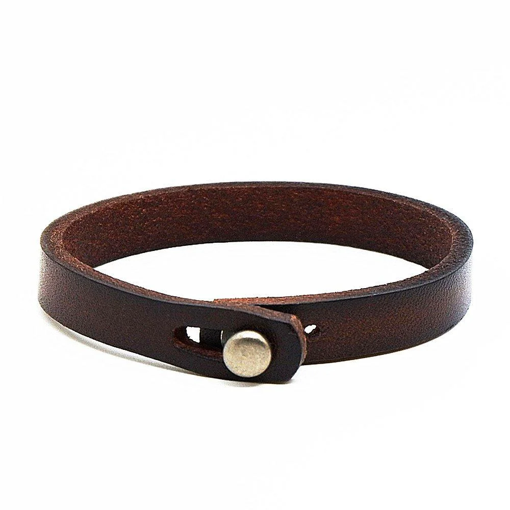 Next-Generation Lennart Pulsera minimalista de piel de vaca User-Friendly
