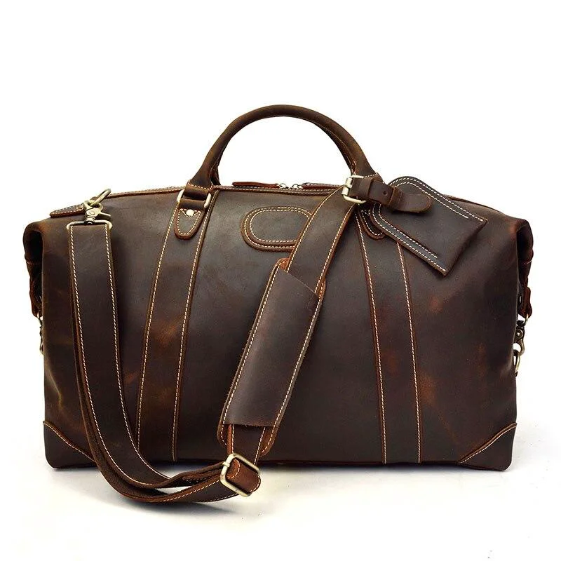 Effective Henry Bolsa de viaje de piel Crazy Horse Sustainable