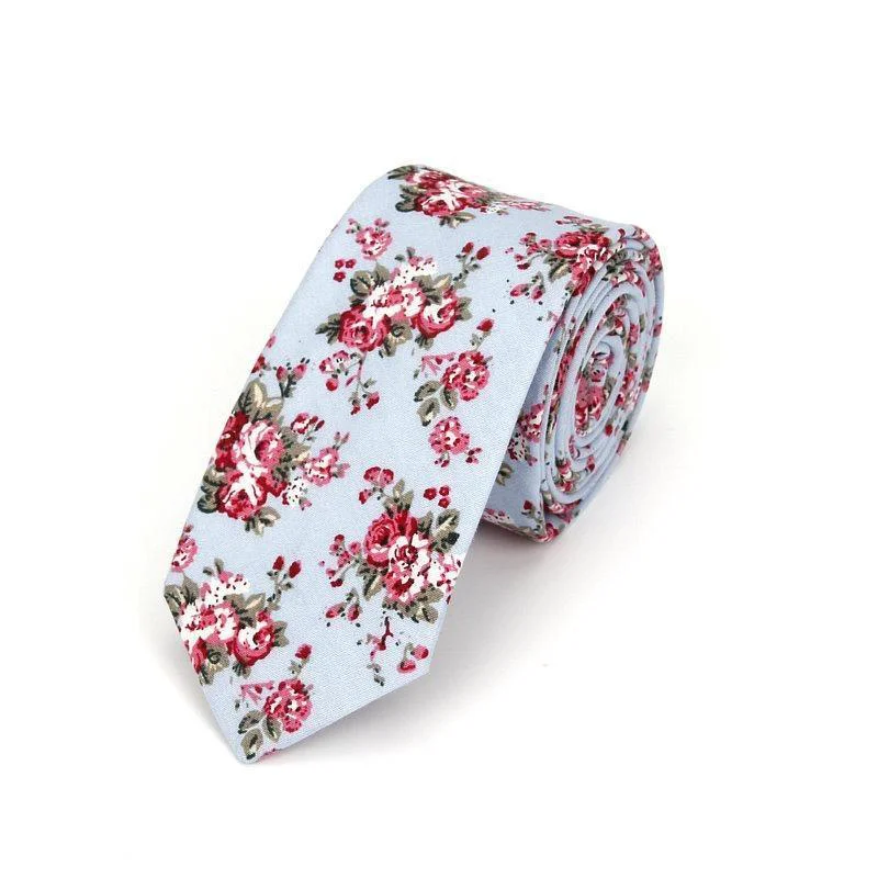 Innovative Corbata Floral Casual Boho de Algodón Stylish