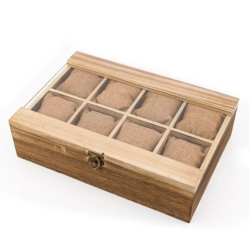 Modern Armano Caja Organizadora de Madera Boho para Relojes 4-8 Ranuras Original Design