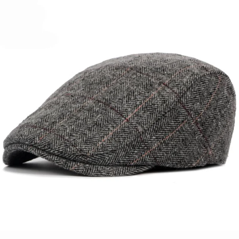 Solid Gorra plana Heritage de lana Fine