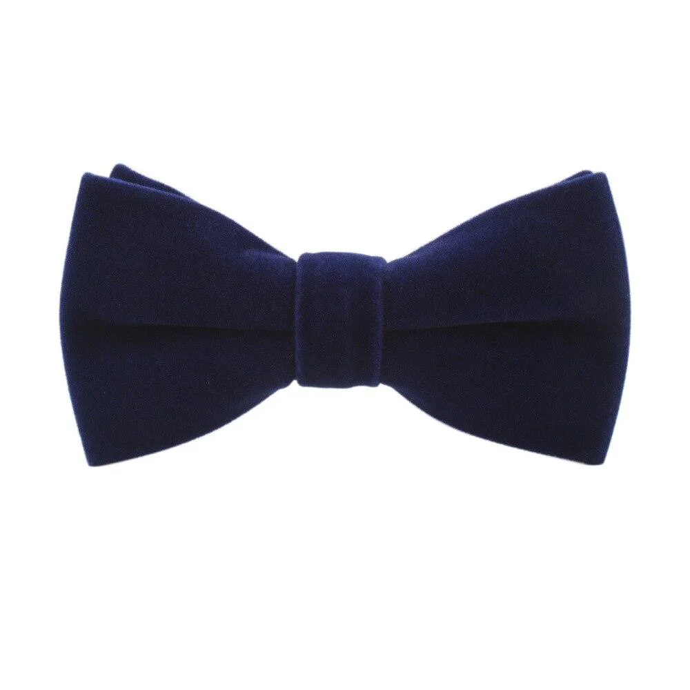 Expertly Made Velvet Bow Tie Pre-Tied Excellent