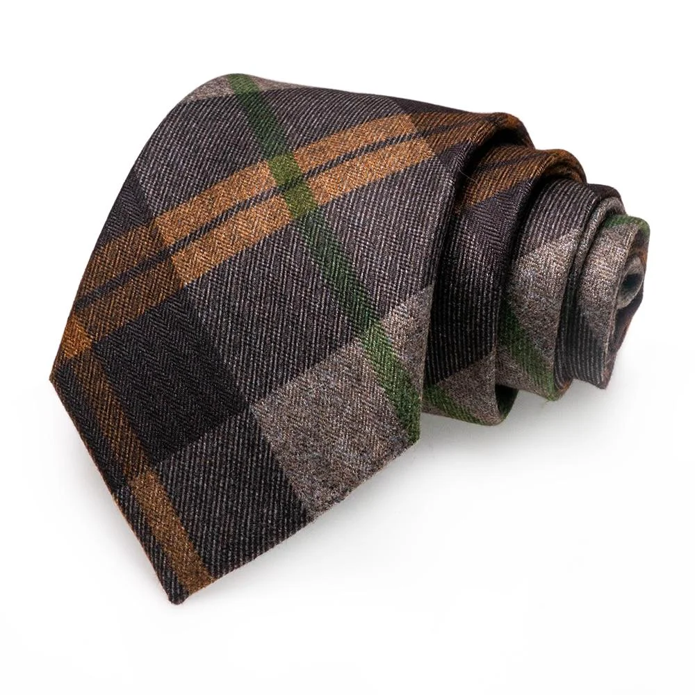 Consistent Plaid Cashmere Tie Luxury