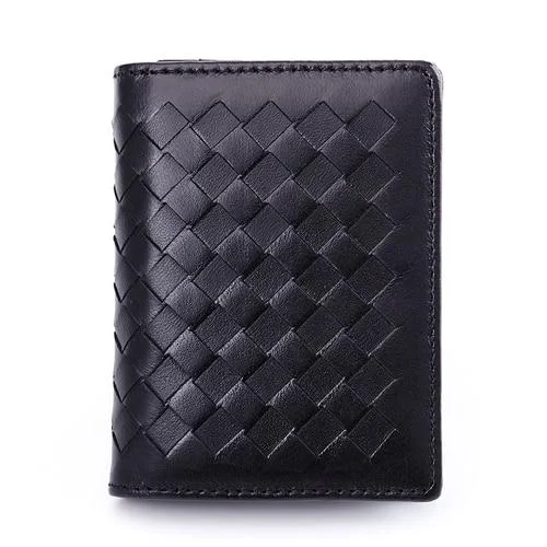 Proven Claudio Cartera minimalista de piel de oveja Artisan