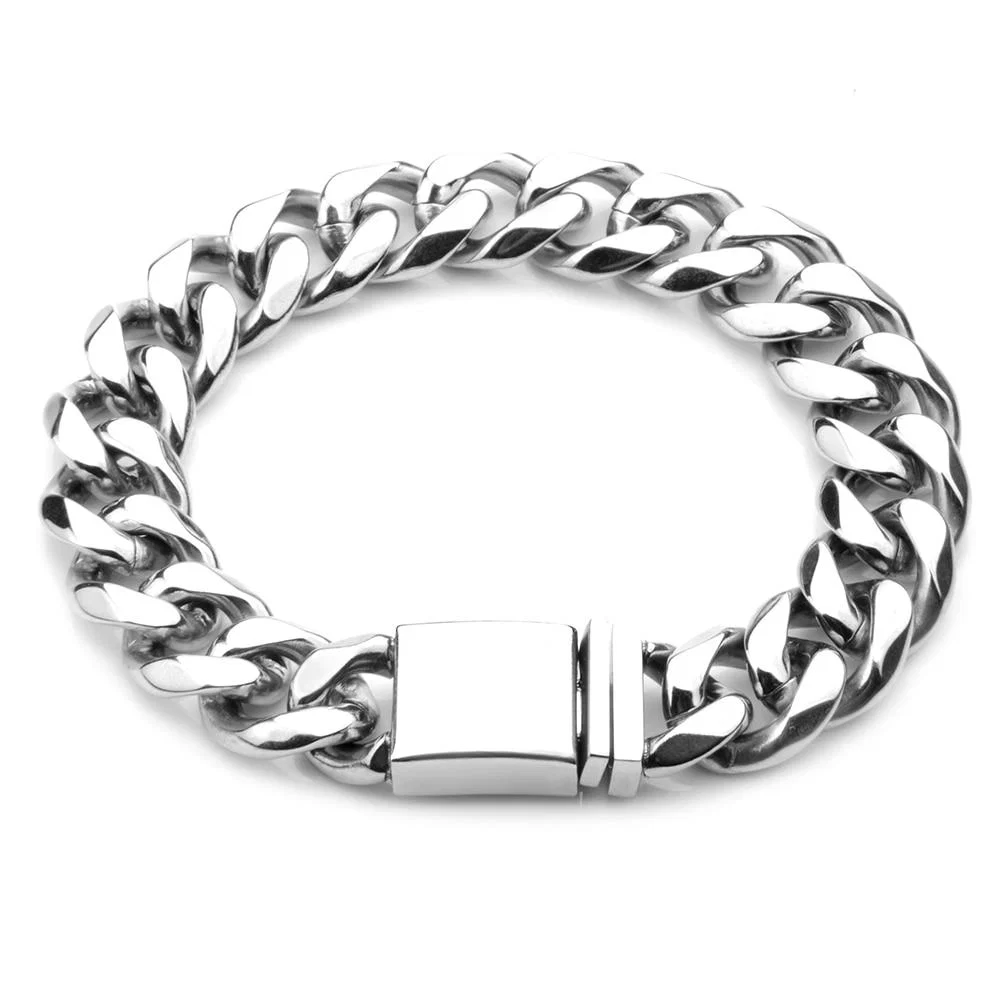 Innovative Sven Pulsera de cadena de acero inoxidable Premium Material