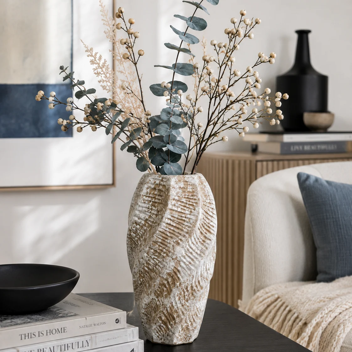 Durable Bamboo Side Style Vase Fine