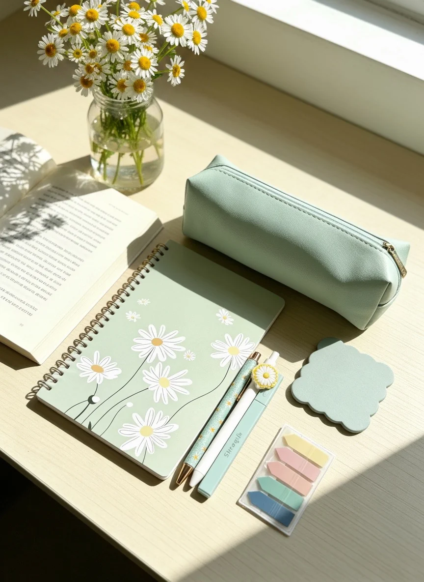 Specialty Spring Flowers Notebook Set Premium Material