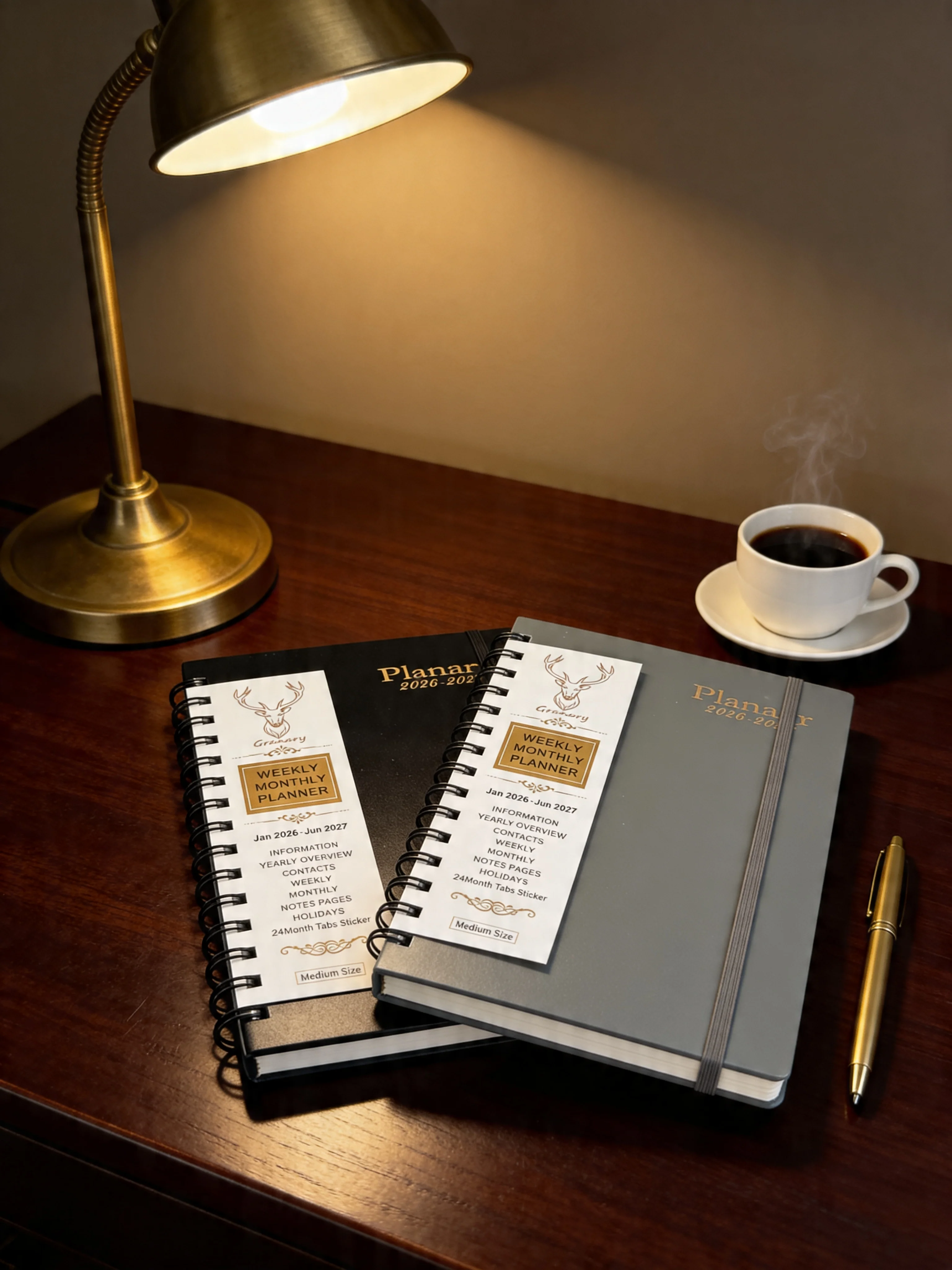 Powerful 18-Month Planner Set Excellent