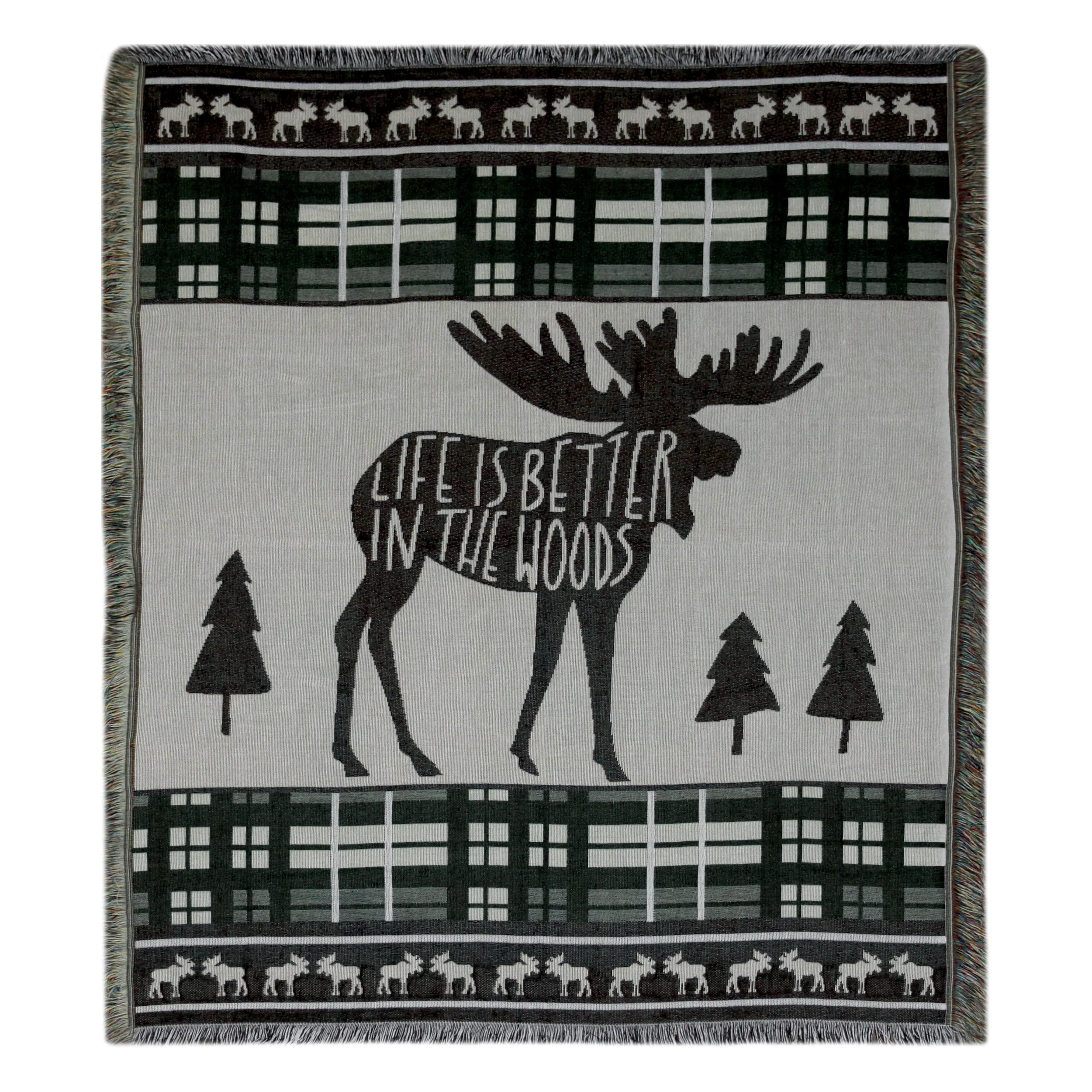 Smart Tapestry Throw 50in x 60in-Moose Durable