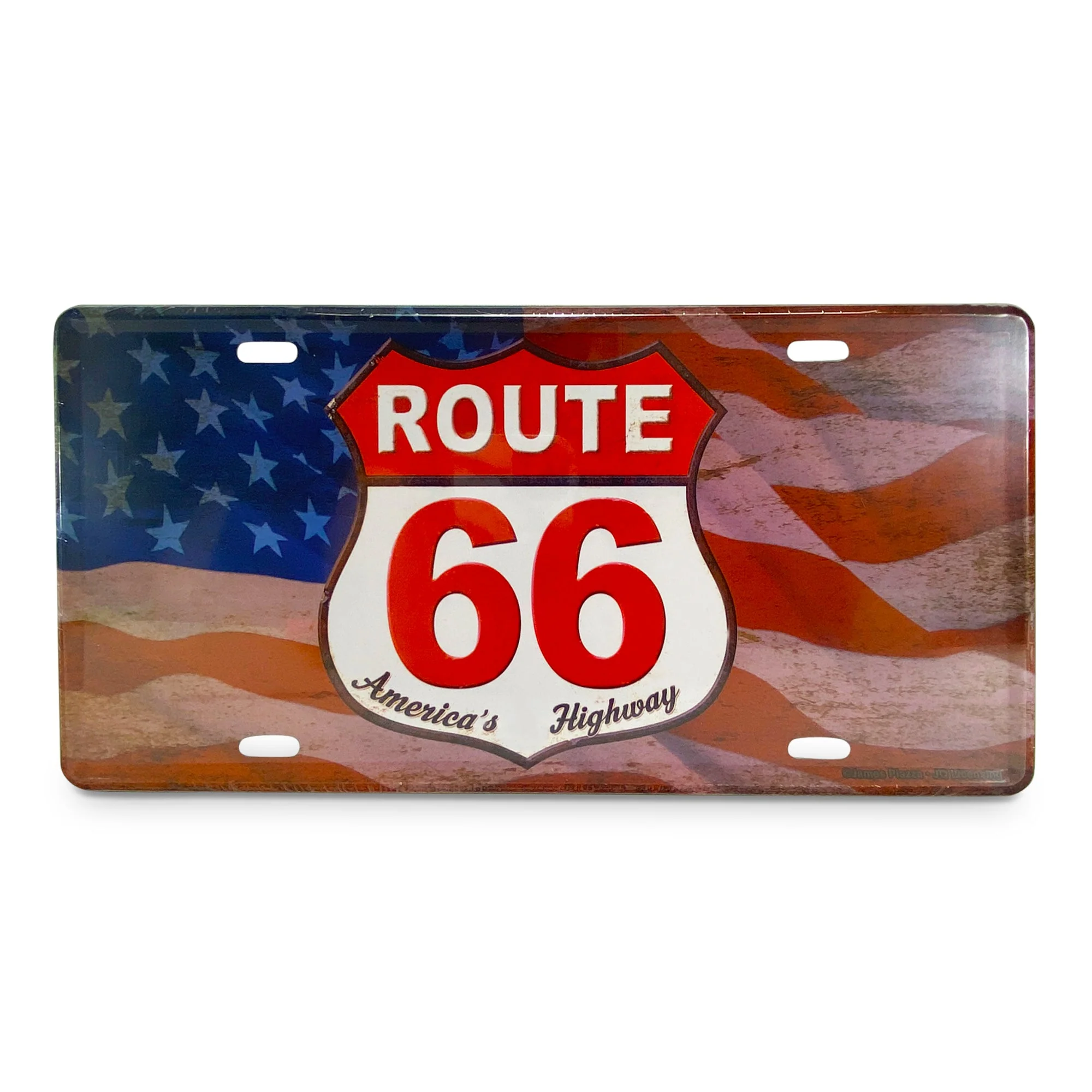Flexible Vanity License Plate 12in x 6in-American Route 66 Crafted