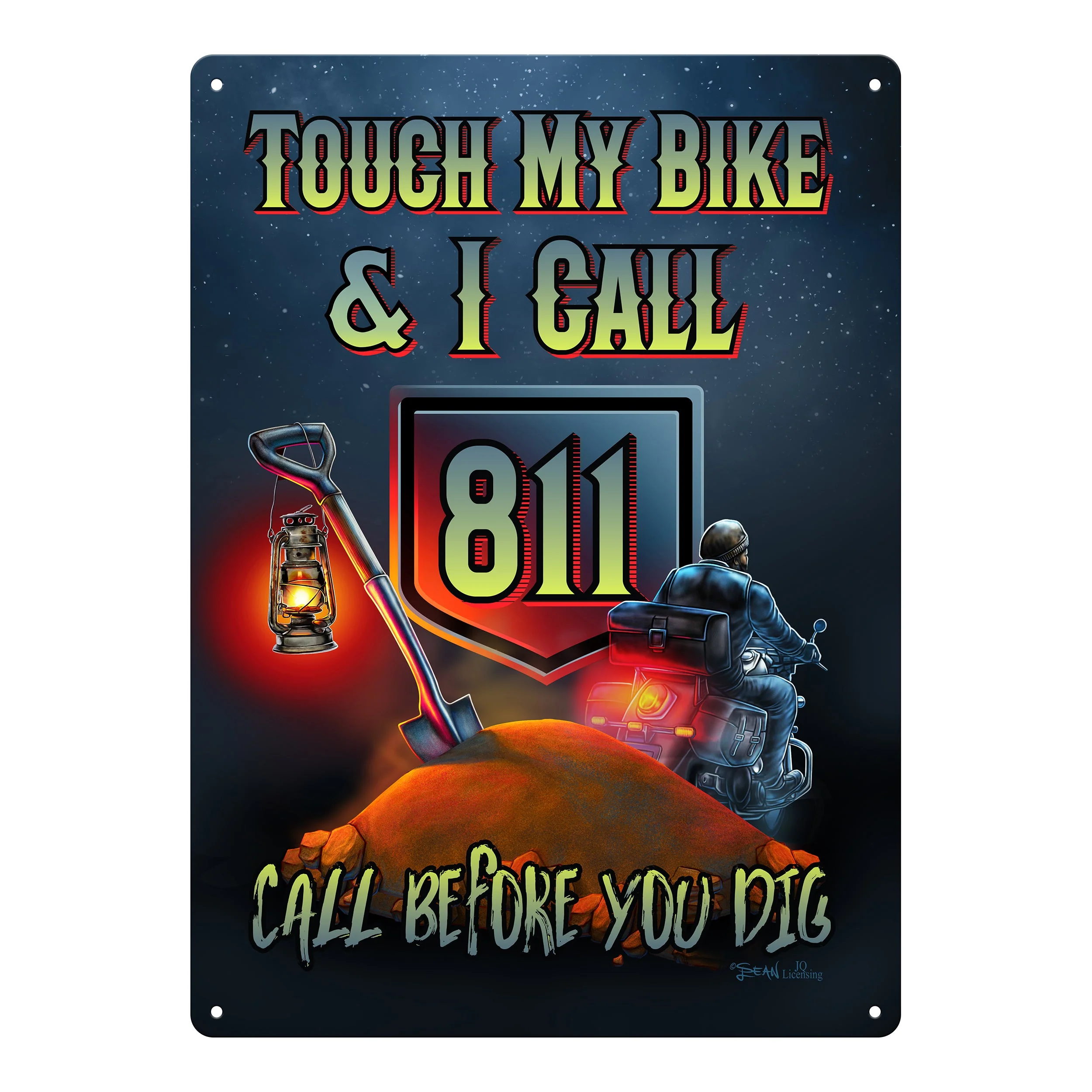 Fashionable Tin Sign 12in x 17in-Dial 811 Dependable