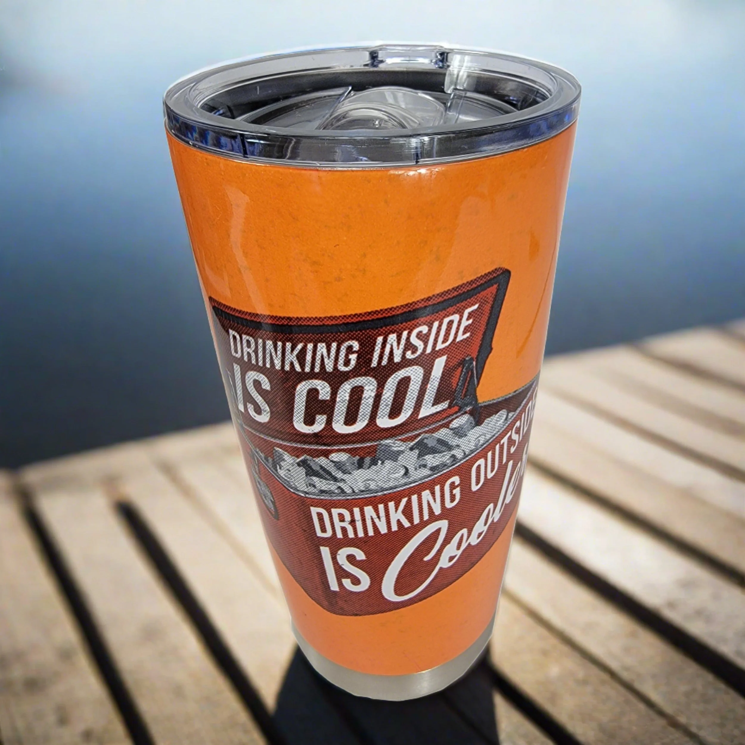 Certified Tumbler 20oz-Drinking Inside is Cooler Fine
