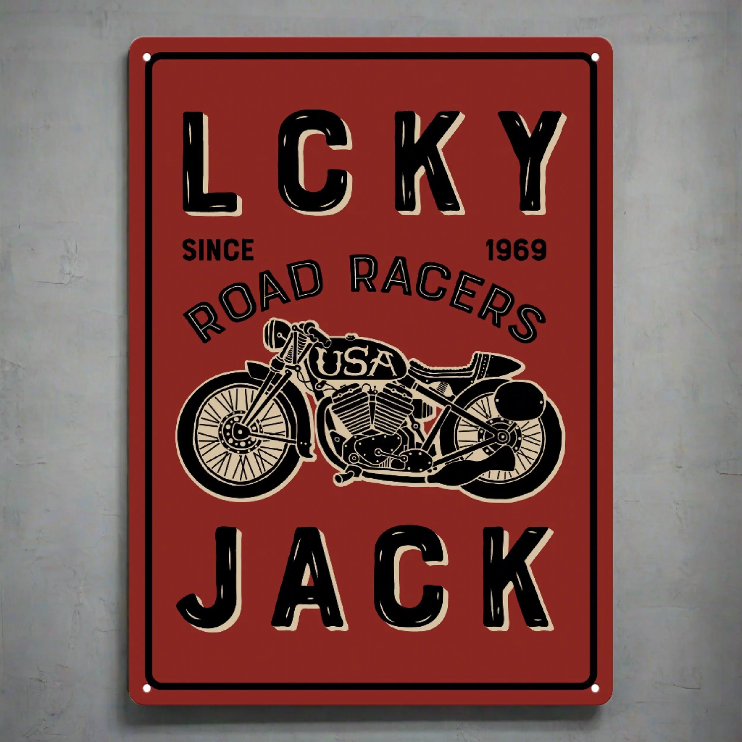 Next-Generation Tin Sign 12in x 17in-LCKY Jack Fine