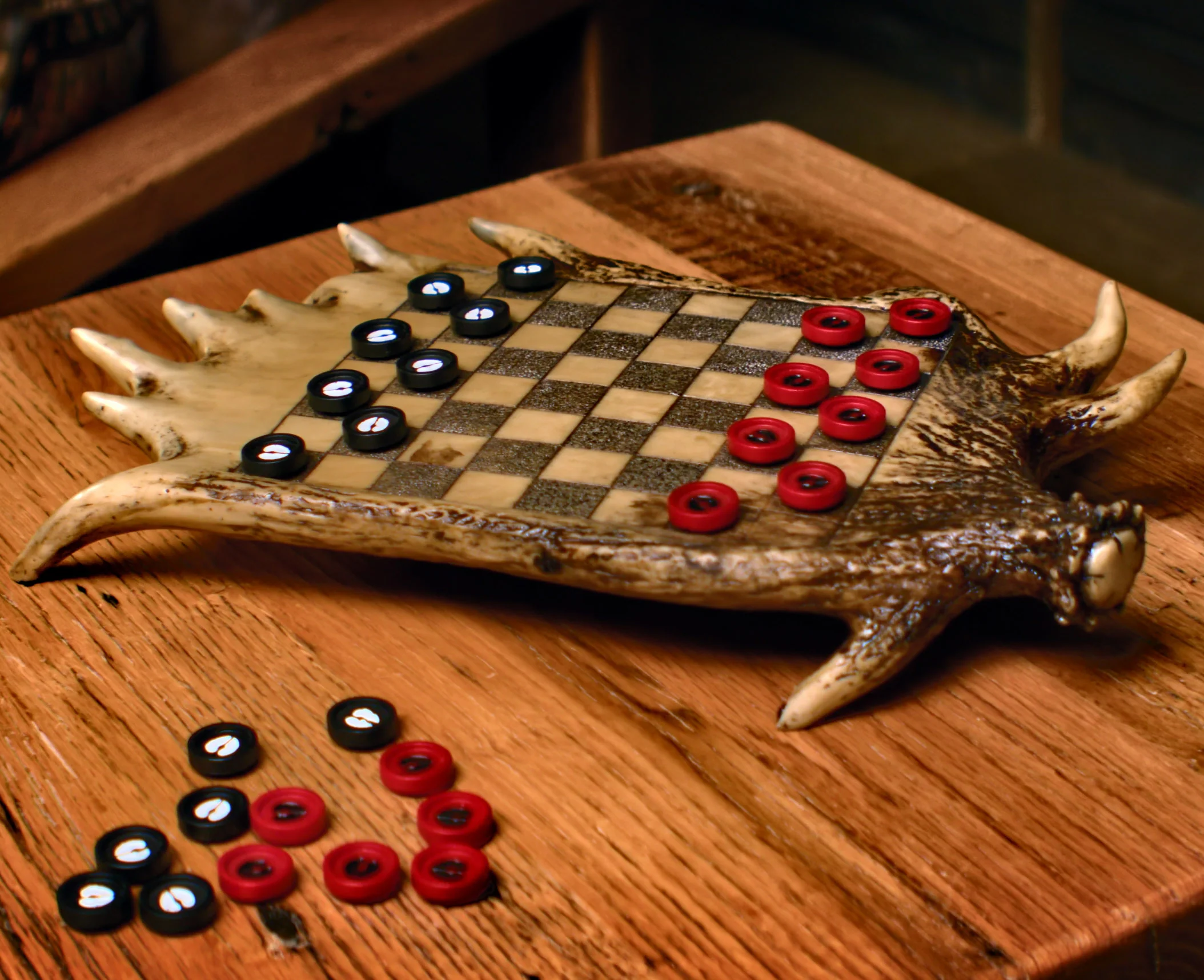 Official Checkerboard Set-Moose Antler Prestigious
