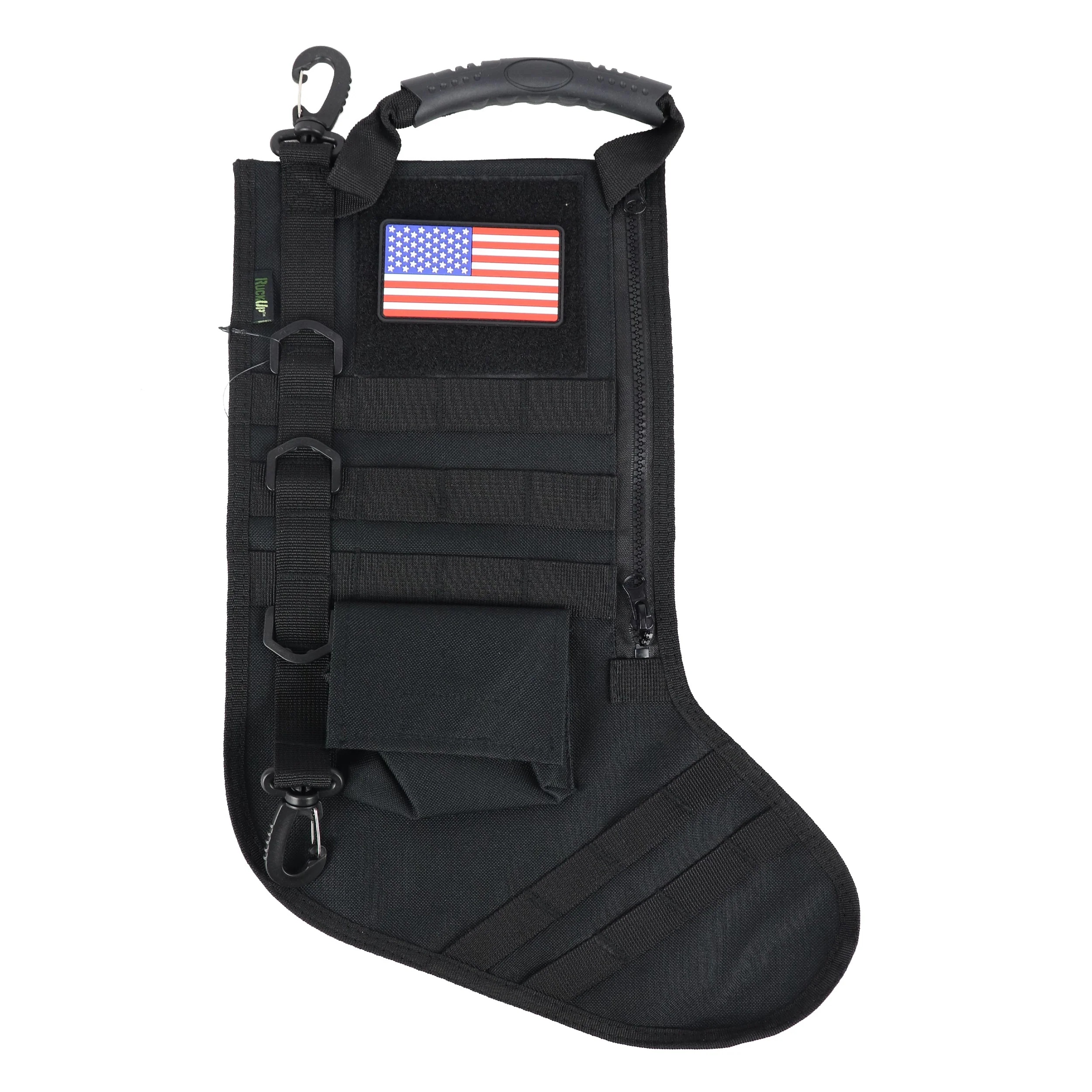 Fashionable Osage River Ruck Up Tactical Stocking-Black Crafted