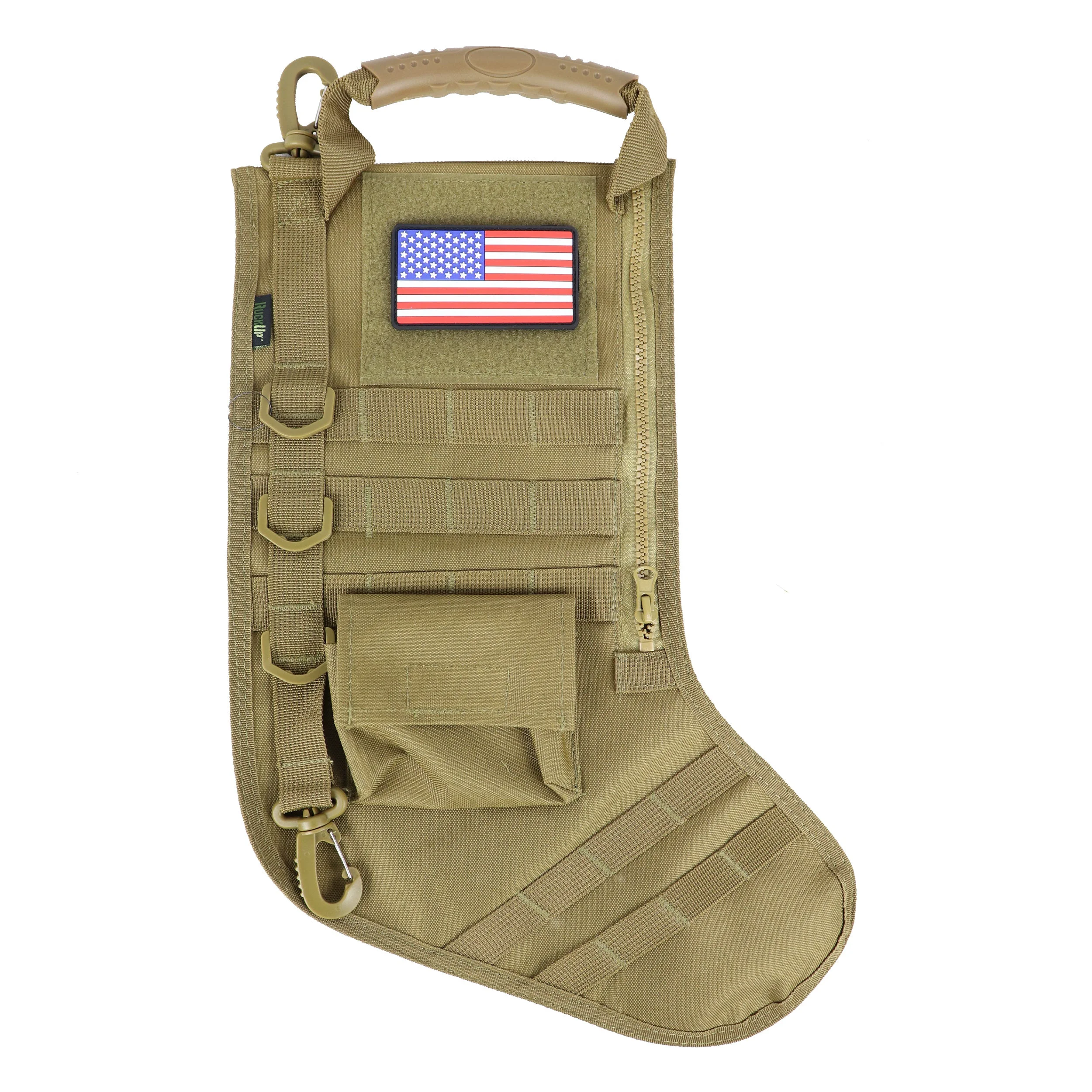 Crafted Osage River Ruck Up Tactical Stocking-Khaki Breathable