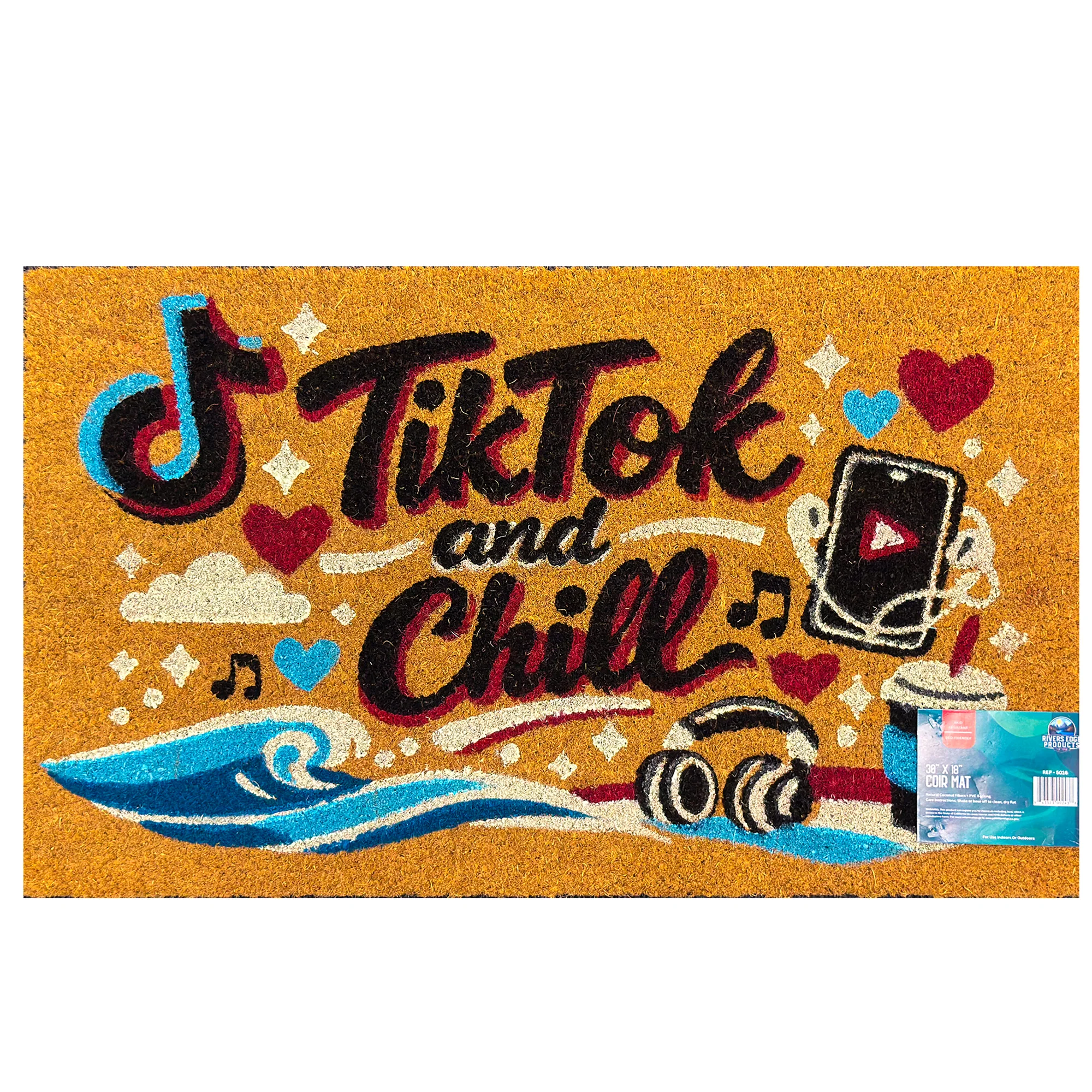 Consistent Rivers Edge Products Coir Mat 30x18-TikTok and Chill Sustainable