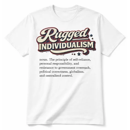 Safe T-Shirt - Rugged Individualism Definition Tee Natural