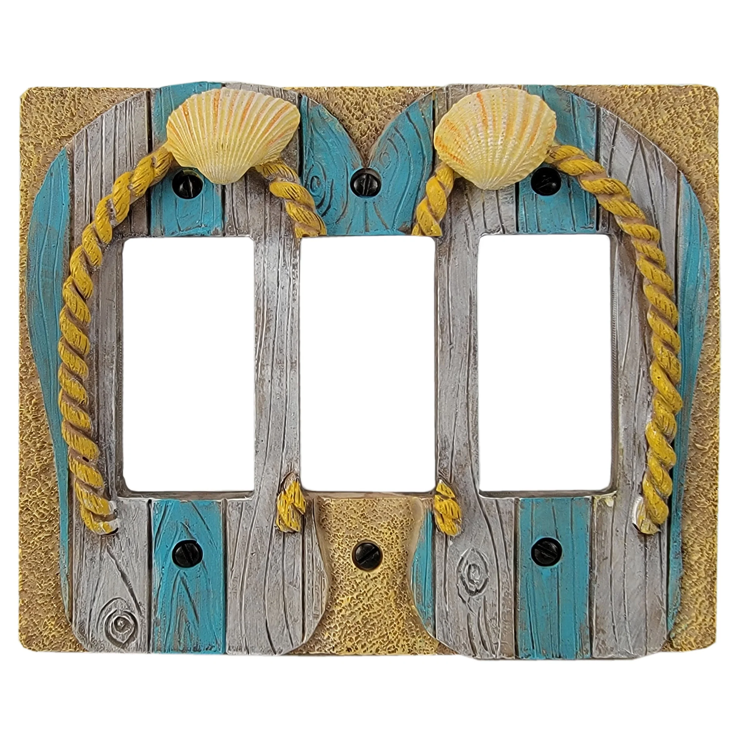 Superior Electrical Cover Plate Triple-Beach Verified