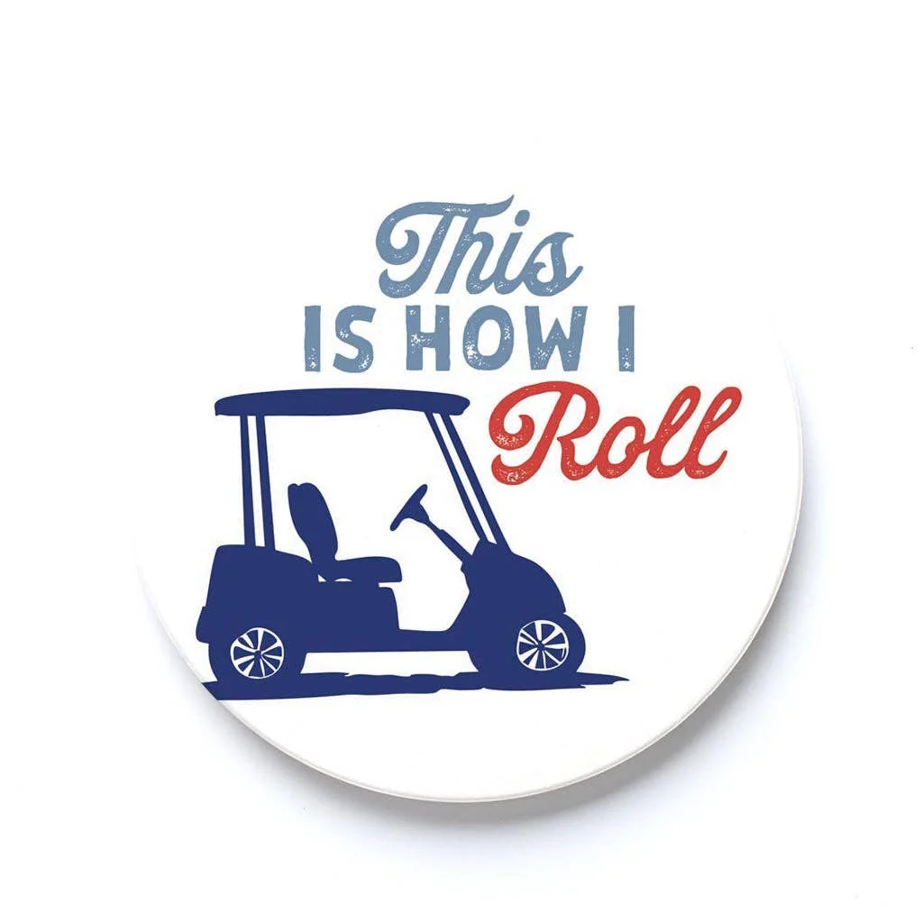 Certified This Is How I Roll Car Coaster Set Contemporary