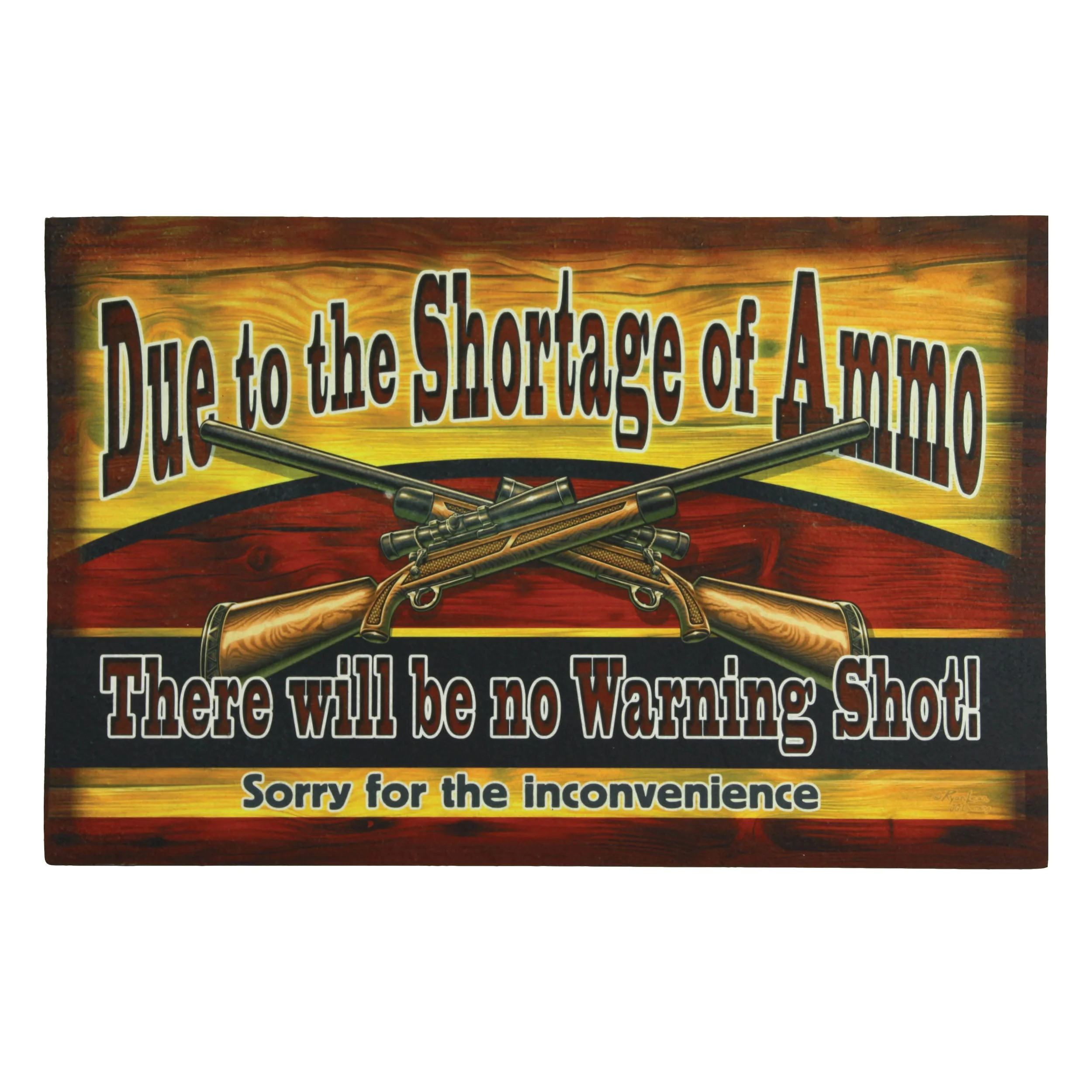 Verified Door Mat Rubber 26in x 17in-Ammo Shortage Breathable