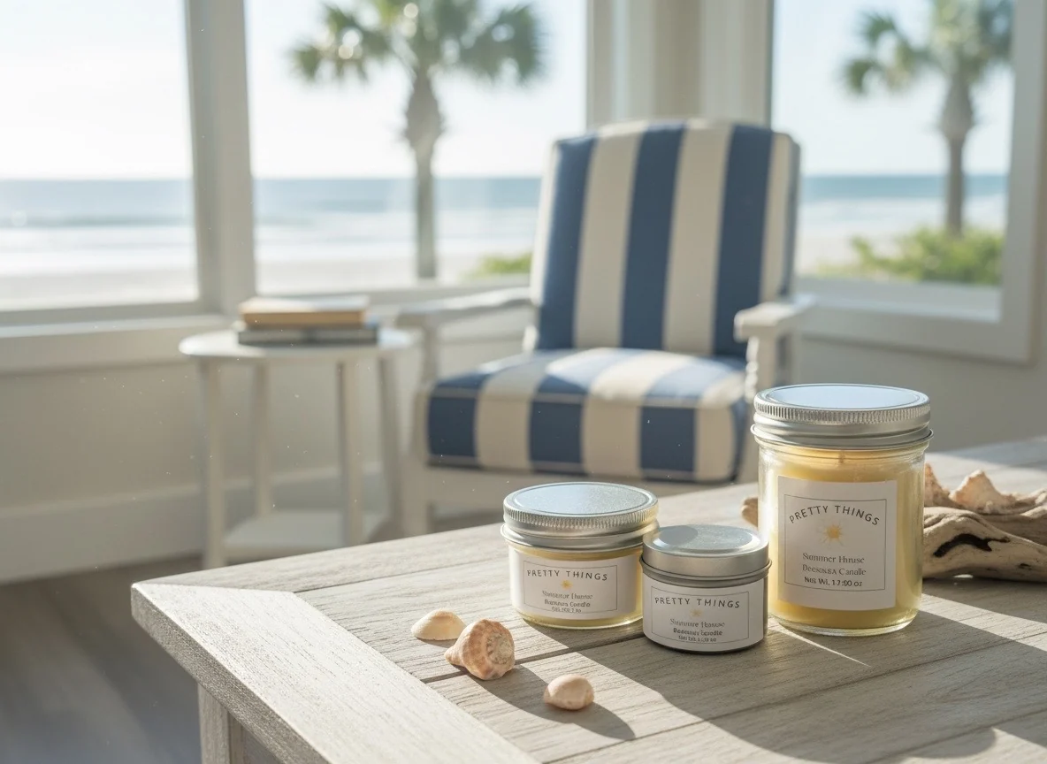 Sustainable Summer House Beeswax Candle Reliable