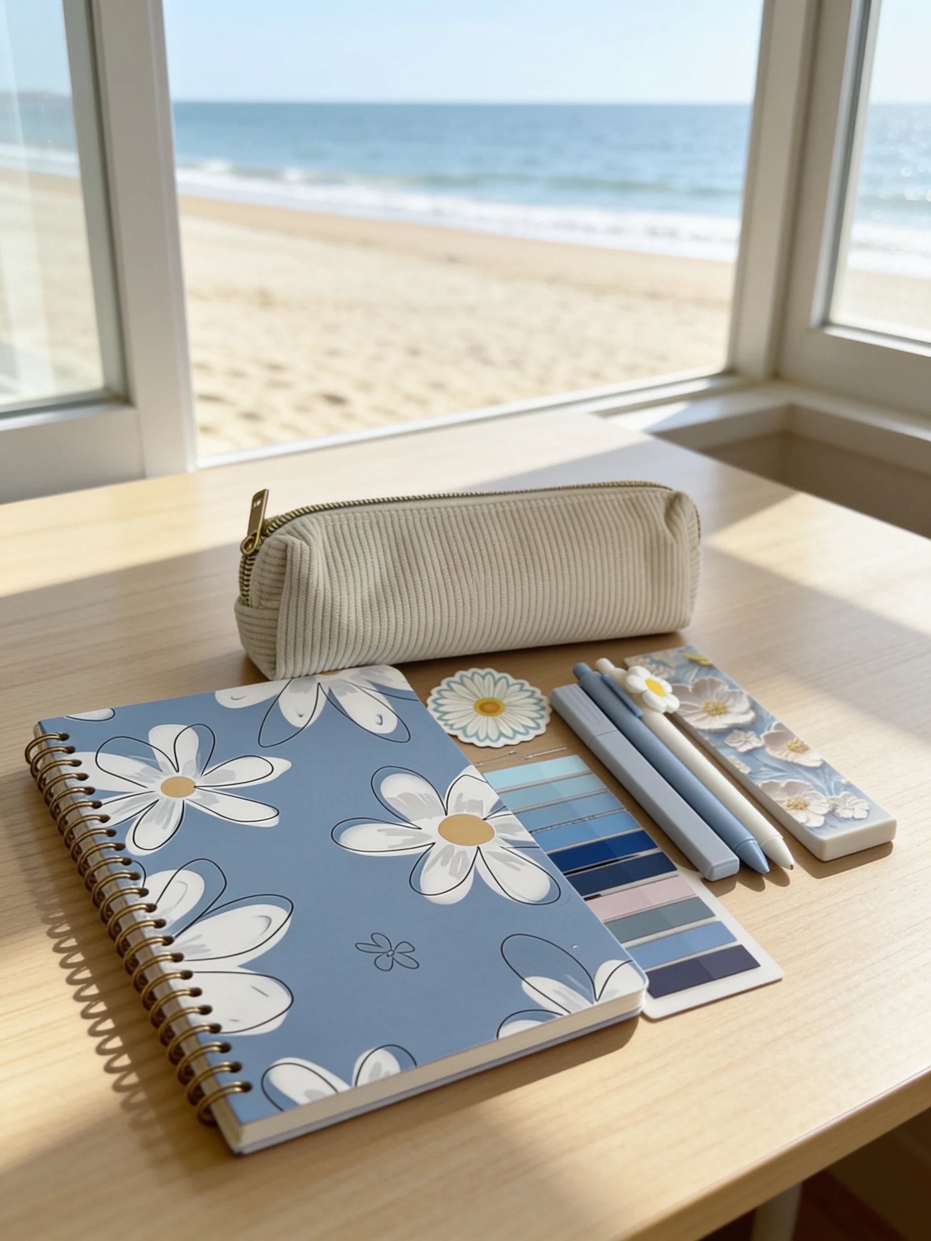 Exclusive Blue Daisy Notebook Set Next-Generation