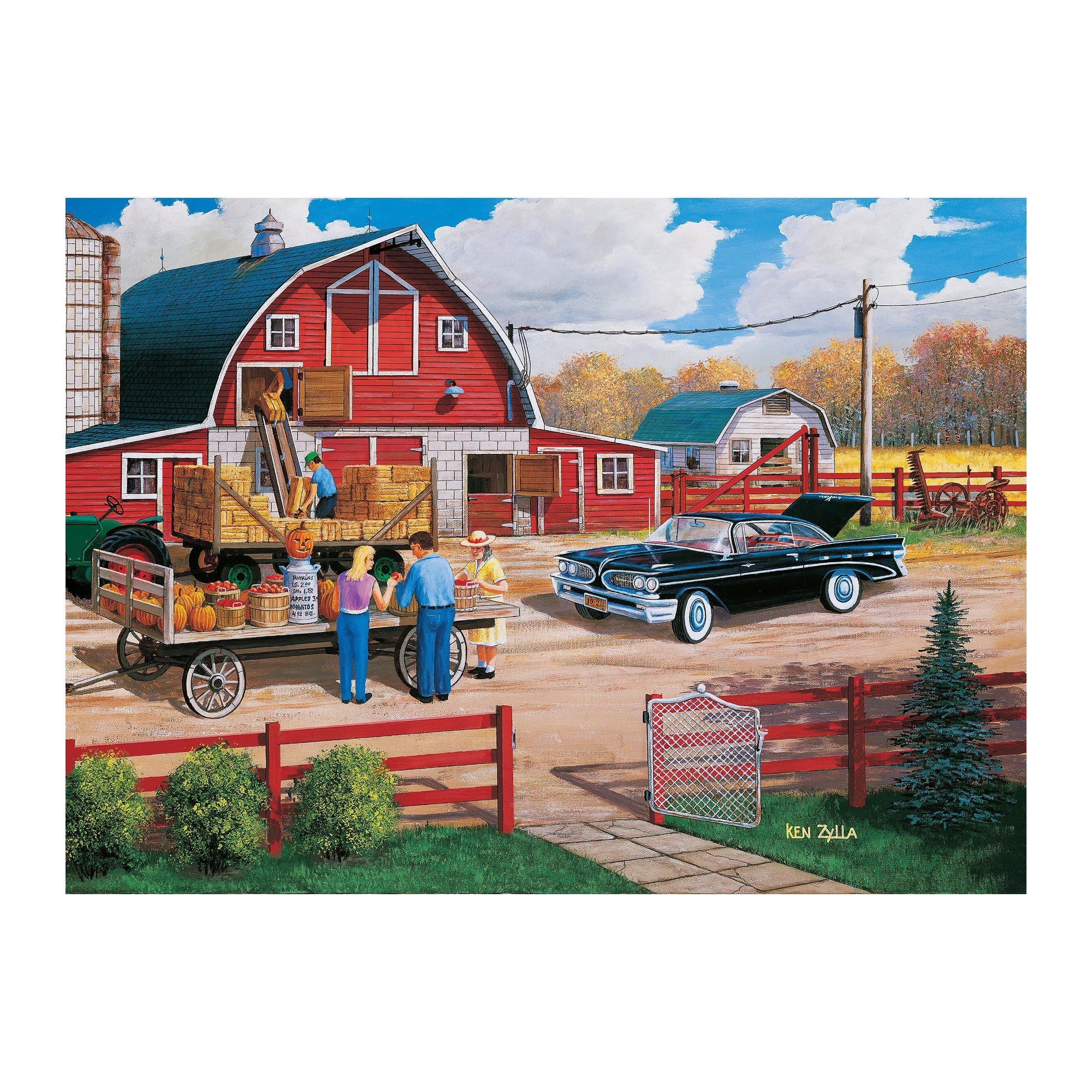 Secure Puzzle in Tin 1000-Piece-Season of Plenty Expertly Made