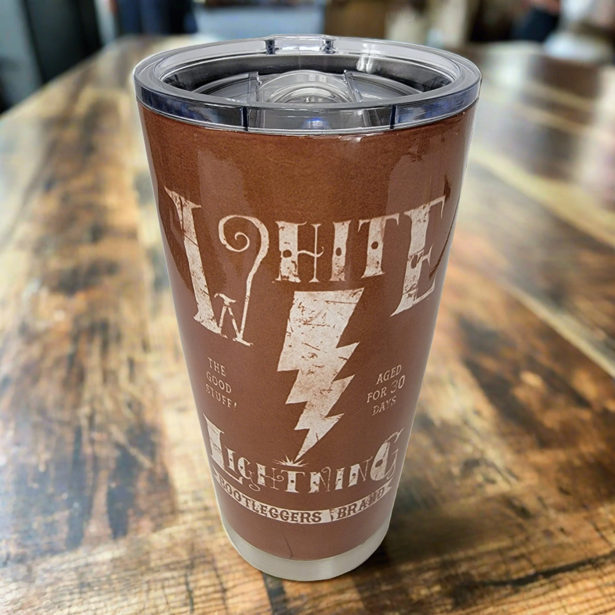 Soft Tumbler 20oz-White Lightning Powerful