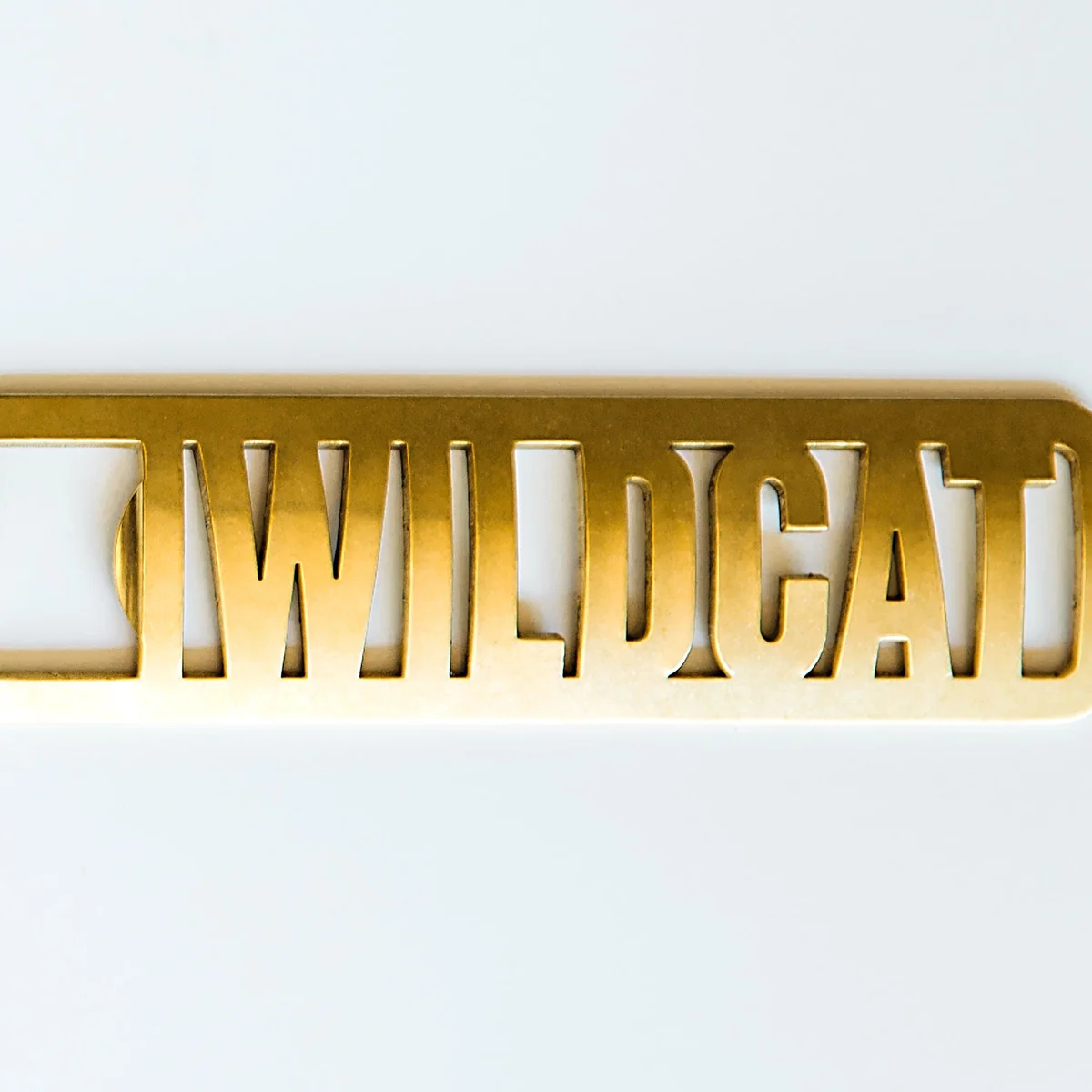 Trusted Wildcat Brass Bottle Opener Flexible