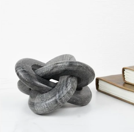 Enhanced Black Marble 5-inch Knot Recyclable