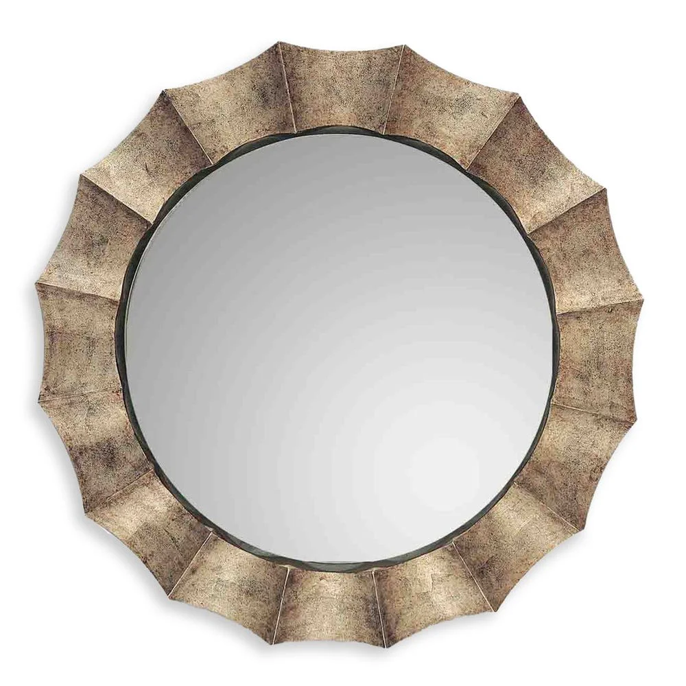 Trusted Gotham Round Mirror Elegant