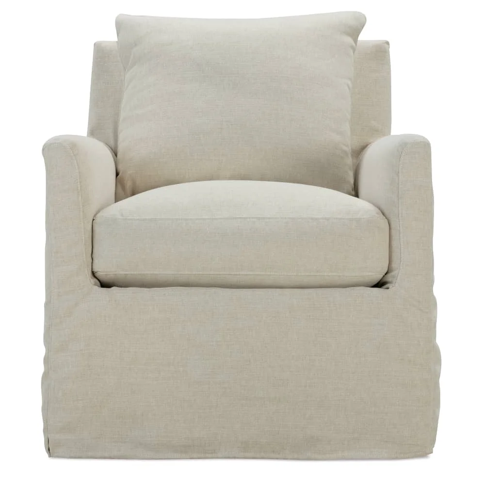 Recyclable Lilah Slipcover Swivel Chair Trusted
