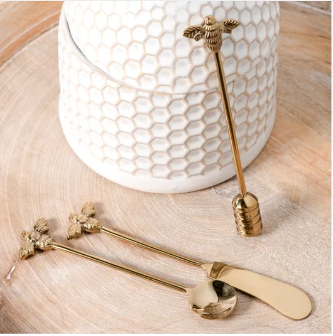 Flexible Elegant Honey Bee Entertaining Gift Set – 3 Piece Certified