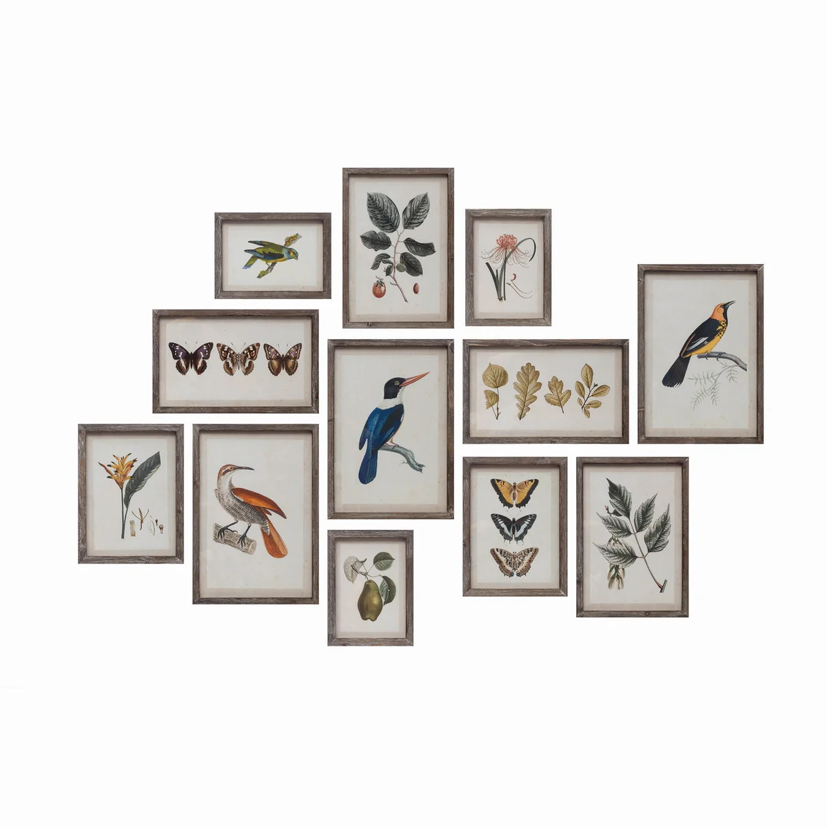 Breathable Wood Framed Glass Wall Decor User-Friendly