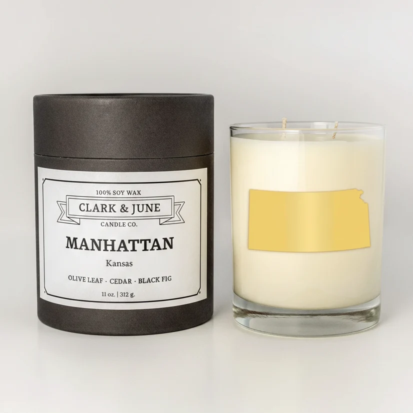 Advanced Manhattan Signature Scent Soy Candle Moss Amber Sage Classic