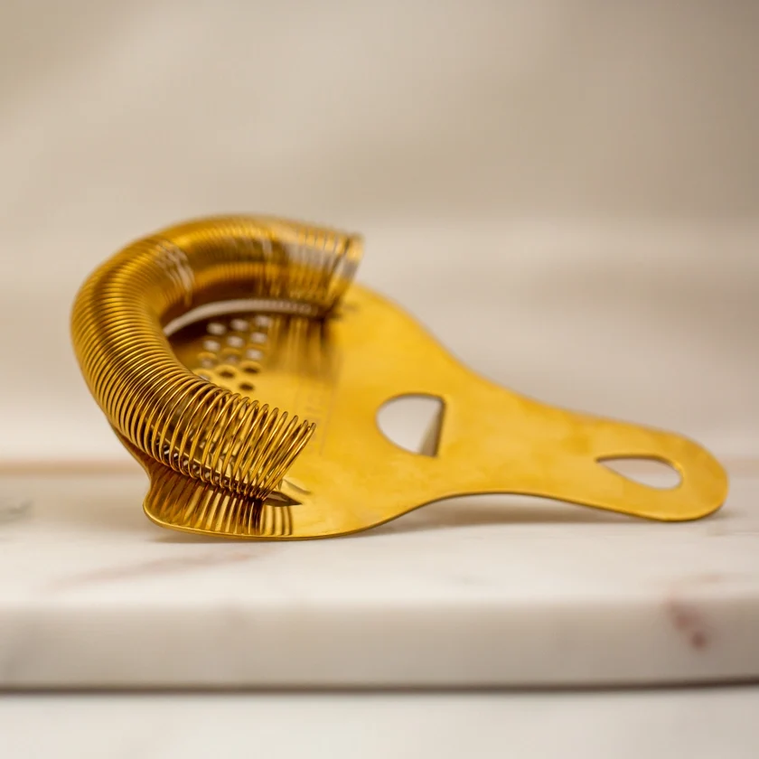 Smart Hawthorne Cocktail Strainer Gold Premium