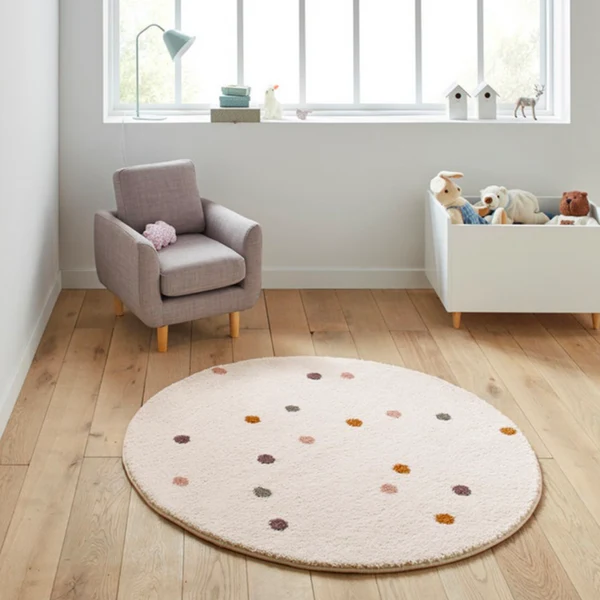 Durable Nordic Style Round Rug Classic