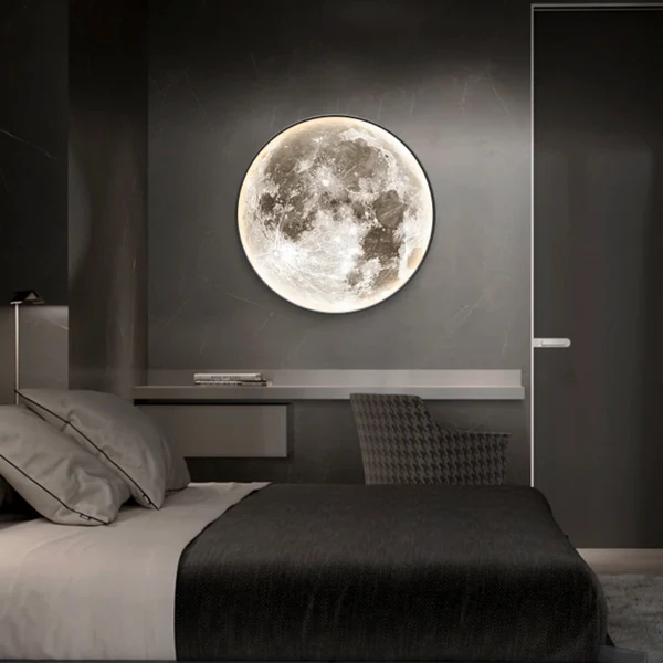 Quality Large Moon Wall Light Convenient
