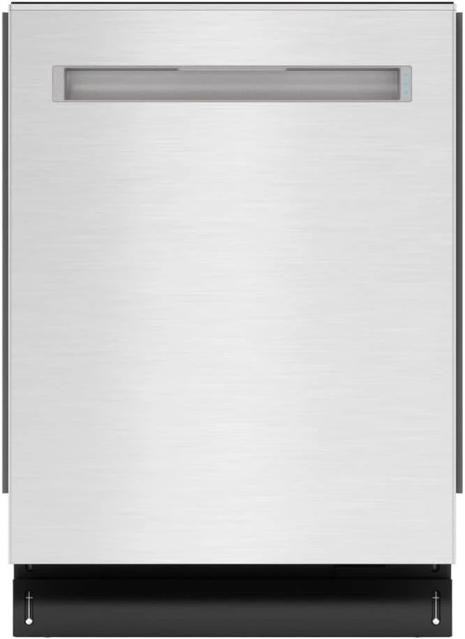 Solid SHARP SDW6767HS 24-Inch Smart Dishwasher – Works with Alexa Stainless Steel Interior Heated Dry with Fan Assist Adjustable Third Rack Specialty