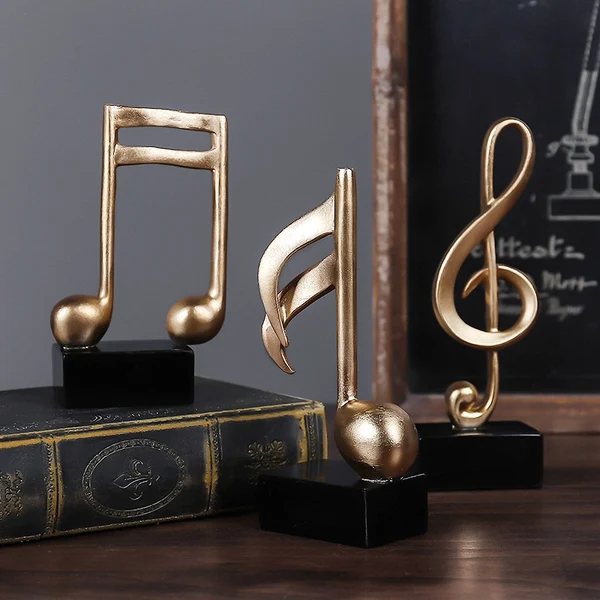 Premium Gold Musical Notes Home Decor Fine
