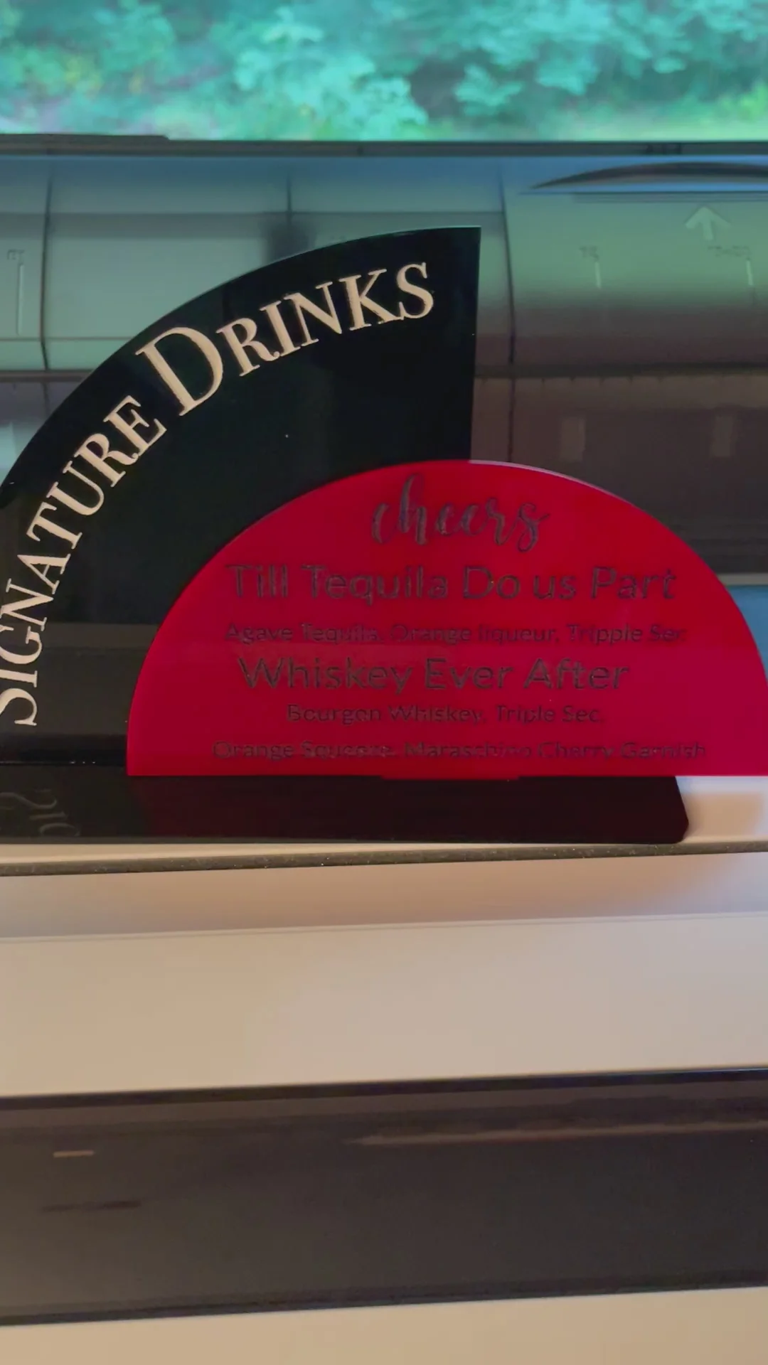 Minimalist Customizable Acrylic Signs Dependable